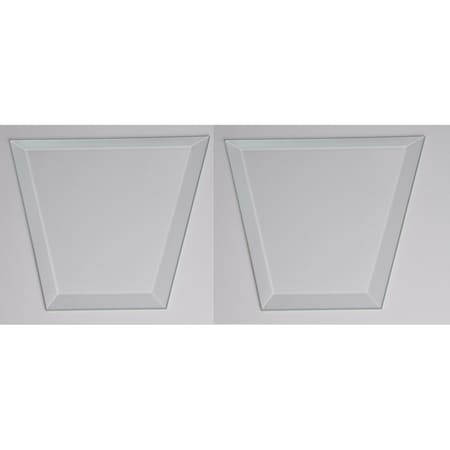 American Mantle American Mantle FBG300 Tempered Bevelled Glass Panes for Outdoor Gaslights FBG300 FBG300